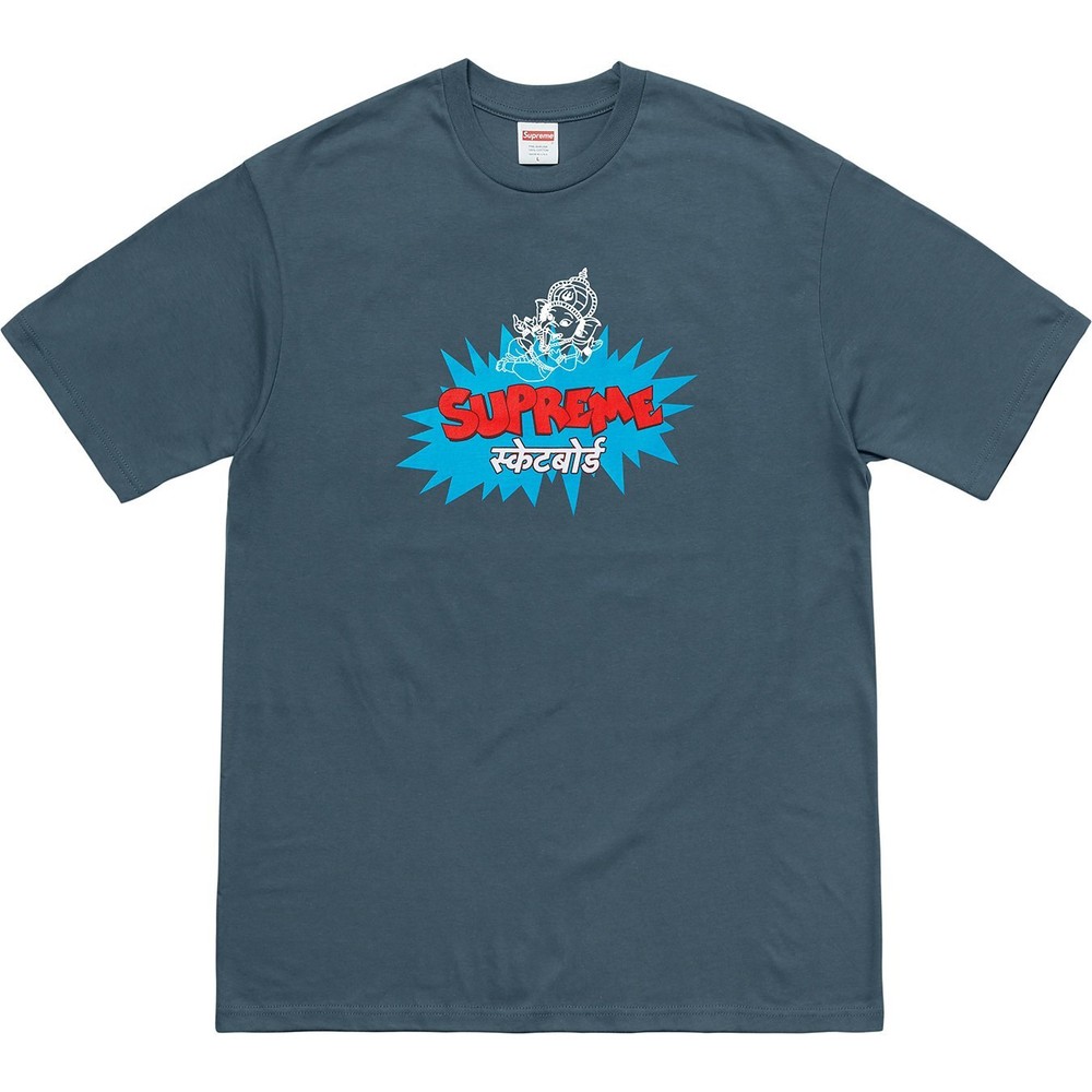 NEW Supreme Ganesha Tee Dark Slate T Shirt SS18 2018 Size M Medium
