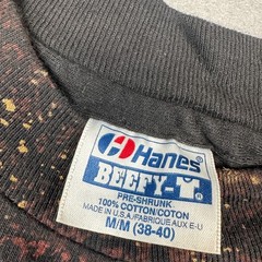 Vintage Lifestyles T Shirt Mens M Black Single Stitch Beefy Western Splatter 90s