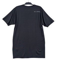 Billabong Rash Guard Mens Large Polyester Spandex Black Performance Tee