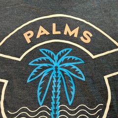 Palms Las Vegas Casino Graphic T-Shirt Heather Navy Men’s Sz Small Pre-Owned EUC
