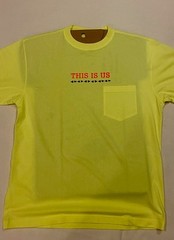 Wolverine Homemade Stencil T-shirt Neon Lime Medium Cotton Short Sleeved NWOT