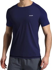Men’s Rash Guard Swim Shirt UPF 50+ Quick Dry Loose Fit Surfing Fishing Tee