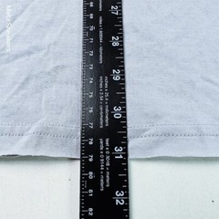 Inc Fashion 2XL Men’s T Shirt Light Grey Cotton Zipper Comfort Rare Luxe New