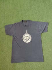 VINTAGE 1987 Aquatic Life Fish 80’s Navy Blue T Shirt Sz Large