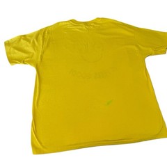 Vintage 1994 90s Yellow/Black Smiley Face Hug graphic shirt Single Stitch VTG