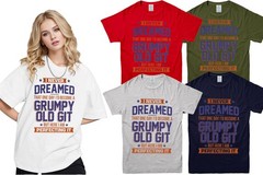 Grumpy Old Man T Shirt Killing It Funny T-Shirt Mens Ladies Womens Unisex Tee