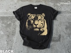 Tiger Graphic Comfort Tee Soft Cotton Animal Print Shirt Men Women