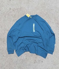 Carhartt K231 Original Fit Long Sleeve Crew Neck T-Shirt Blue Men’s 3XL