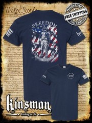 Freedom Isn’t Free Patriotic American Flag 2-Sided T-Shirt – 2nd Amendment USA