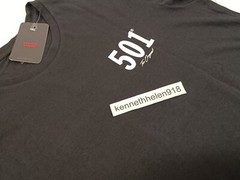 LEVIS 501 GRAPHIC TEE SHIRT 224911241 BLACK MENS SIZE LARGE