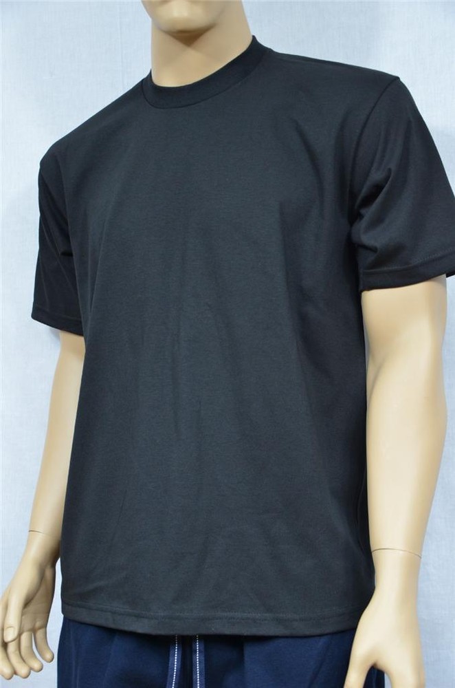 3 NEW PROCLUB 3XLT TALL HEAVY WEIGHT T-SHIRTS BLACK PLAIN TEE PRO CLUB BLANK 3PC