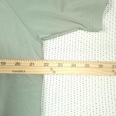 Kenneth Cole Tech SS Tee Shirt Sz L Seagrass Modal Blend Stretch Soft Curved Hem