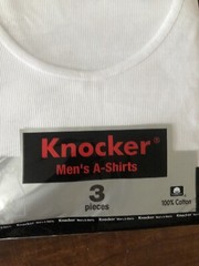 Mens 3 Pack Knocker White A-SHIRTS Tank Ribbed Undershirt 3XL G10