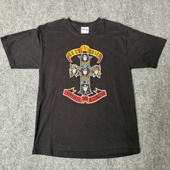 Men’s Vintage Guns n Roses Appetite For Destruction 2004 Black T-shirt Size M