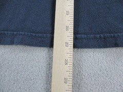 Abercrombie Fitch Shirt Mens Large Blue Spellout Logo SLIM Tee Muscle Fit Y2K