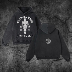 (Collection) Gold’s Gym Hoodie & T-shirt Bodybuilding For Men Clothing