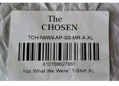 The Chosen T Shirt Mens Size XL Red Christian TV Show Not What We Were – NEW!