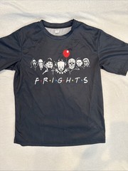 FRIGHTS T-SHIRT SIZE:L 95%polyester 5% Spandex