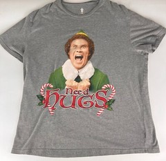 ELF Movie Buddy T Shirt “Need Hugs” Christmas Xmas Men’s Sz. XL /XG
