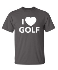 Golf Is Lovely Sarcastic Humor Novelty Super Soft Ring Spun Funny T Shirt
