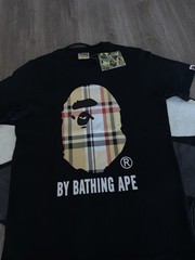 A Bathing Ape BAPE Black Men’s Ape Head Logo Graphic Tee M Cotton Jersey