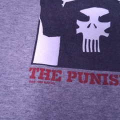 Vintage 90s The Punisher Marvel Comics T Shirt Mens Size XL Gray Skull 1999