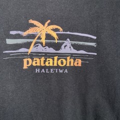 Patagonia Pataloha Short Sleeve T Shirt-Black-Organic Cotton-Medium