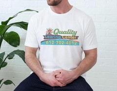 Nick Shirley Quality Learning Center 1-800-Fraud T-Shirt, Funny Republican Humor