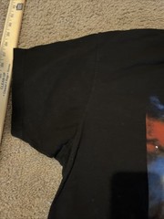 Queen Band Concert T Shirt XL Black Freddie Mercury Live Graphic Rock Music Tee
