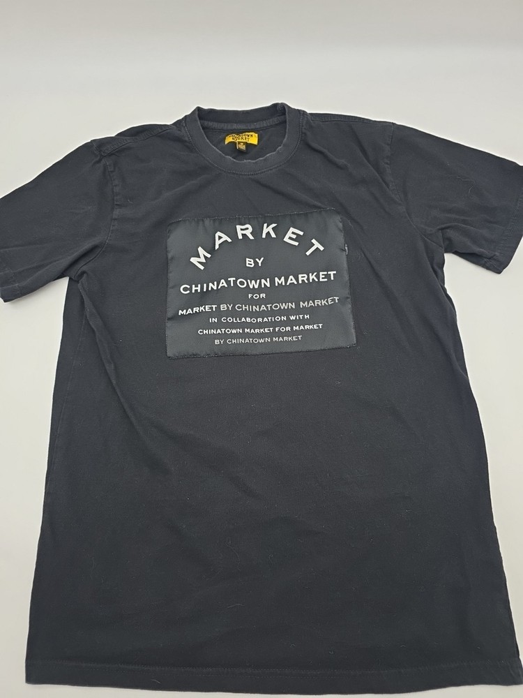 Market By Chinatown Market Black T-Shirt Men Medium Collaboration Tee.#44895