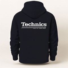 TECHNICS SINCE 1972 OSAKA JAPAN LOGOHOODIE DJ 1200 TURNTABLE VINYL MUSIC