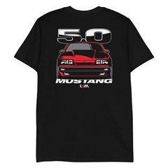 Foxbody 5.0 Ford Mustang 4 Eye Red T-Shirt