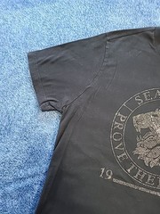 Sean John Shirt Mens XL Black Bling Short Sleeve Prove Them Wrong 1998 Y2K Styl
