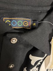Vintage Coogi Collared Black XXL L/S Polo Shirt