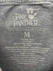Pink Panther T-shirt M Gray Graphic Print Logo .#47219
