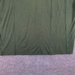 Gildan Mens Co-Alliance Logo T-Shirt Green 3XL Crew Neck Polycotton Dry Blend