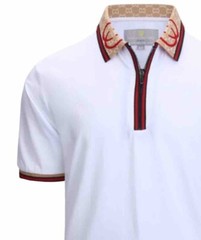 Men’s Luxurious Fine Cotton Polo Shirt,Italian Style,Stretch M to 3XL….A28.A