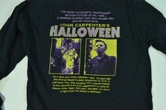 John Carpenter’s Halloween Horror Movie Long Sleeve Promo Shirt Black (Stain) L