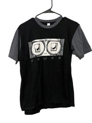 Vintage Y2k Squee Graphic Shirt Men (Medium) Jhonen Vasquez Black Homicidal Mani