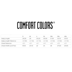 Comfort Colors 1717 Unisex 100% Soft Cotton Garment-Dyed Heavyweight T Shirt