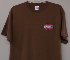 DATSUN Old Logo Embroidered Adult T-Shirt S-6XL, LT-4XLT Nissan New