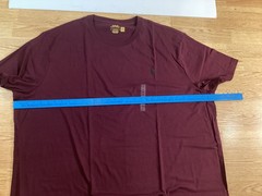 Mens Polo Ralph Lauren short sleeve crew neck t shirt Size 4XB Maroon