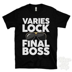 VARIES LOCK FINAL BOSS T-SHIRT funny xmas gift haltwhistle northumberland