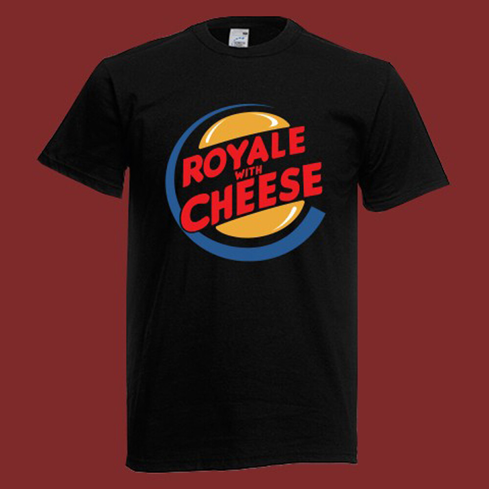 Better Than Pants Royale With Cheese Pulp Fiction Men’s Black T-Shirt Size S-5XL