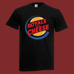 Better Than Pants Royale With Cheese Pulp Fiction Men’s Black T-Shirt Size S-5XL