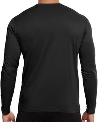 7 Pack Men Dry Fit Workout Long Sleeve Athletic Gym, UPF SPF UV Sun Protection