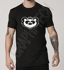 PXNDX PANDA PLAYERA NEGRA / BLACK T-SHIRT BANDA ROCK MONTERREY MEXICO
