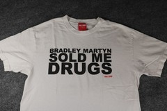 Full Send Nelk Boys – Bradley Martyn Sold Me Drugs – Men’s T-Shirt White Size L