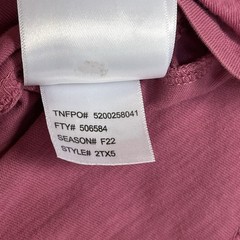 The North Face T Shirt Mens 2XL Pink Logo Short Sleeve Outdoors Hiking Walking