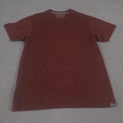 LOT OF 3 Eddie Bauer Shirt Mens M Blue Orange Burgundy Legendwash Cotton Blend